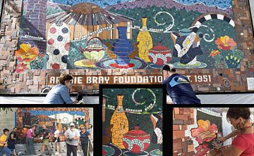 New mosaic mural in Helena, MT celebrates ceramic education