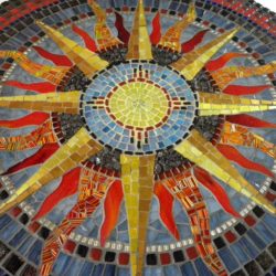 Mosaic Mandala by Dianne Sonnenberg